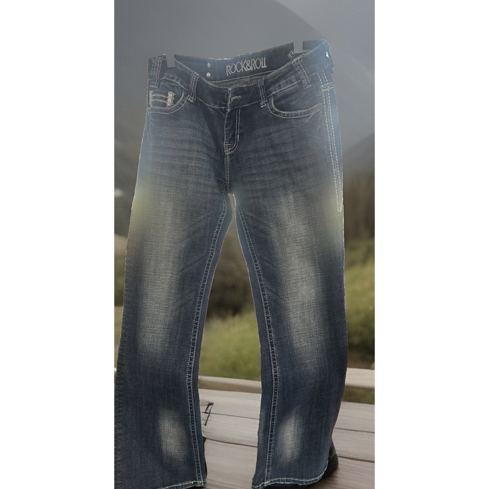 Rock and Roll Cowgirl Mid Rise Jeans 28X32
